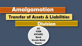 Amalgamation Transfer amp Division of Cooperative Societies I KCS Act1969 I for all Cooperation Exams [upl. by Ardyth]