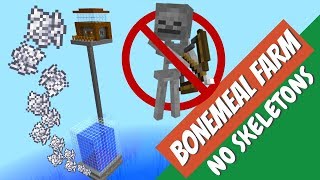 How to make a Bonemeal Farm in Minecraft Easy Minecraft Fish Farm with Avomance [upl. by Irianat]