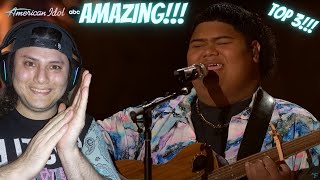 Iam Tongis Performance of quotFather and Sonquot  American Idol 2023 Disney Night REACTION [upl. by Suiram961]