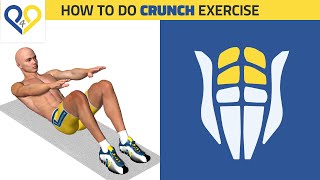 Best abs exercises Abdominal Crunch  Upper Abs  How to do crunch exercise [upl. by Helsie702]