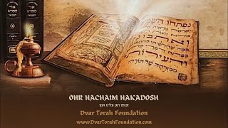 Ohr Hachaim Hakadosh Parshat Vayishlach  Why Malachim  By Rabbi Shimon Silver [upl. by Arimak128]