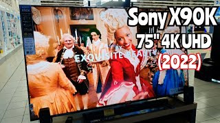 Sony Bravia XR X90K 75quot 4K Ultra HD Smart Google TV 2022 [upl. by Rahas]