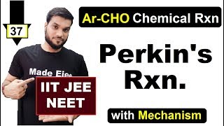 L37 Perkins Condensation Rxn  Cinnamic Acid Formation  Aldehyde Chemical rxn [upl. by Yesllek]