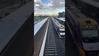 Vlocity Train at Rockbank Station passing from Platform 2 [upl. by Idid691]