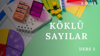 9sınıf Köklü ifadelerde çarpma ve bölme ders3  köklü ifadeler konu anlatımı ve soru çözümü  2024 [upl. by Kerin313]