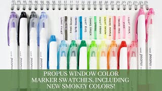 New Propus Window Markers  Tomoe River Paper Tests [upl. by Sharon115]