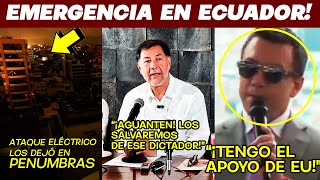 PASÓ AHORITA LA HAYA SACA COMUNICADO ECUADOR EN EMERGENCIA NOROÑA APARECE EN QUITO [upl. by Andrey]