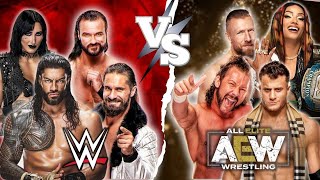 AEW vs WWE AI Predicts Winners – The Results Will Surprise You [upl. by Flight]