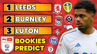 The Bookies Very Early Championship 202425 Predictions [upl. by Hassin]