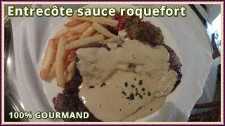 Entrecôte sauce roquefort [upl. by Huesman]