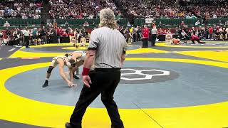 D1SF 113lbs Grey Burnett Perrysburg vs Liston Seibert Mass Perry [upl. by Rebe]