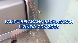 Kabel Lampu Belakang Honda CRV 2003 Gen 2 Yang Berantakan [upl. by Johannah]