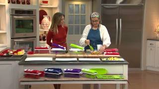 Genius Nicer Dicer Plus 10piece MultiChopper with Stacey Stauffer [upl. by Fugazy]