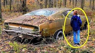 Boy Finds Old Abandoned Car In Forest What He Finds Inside It Makes Him Shocked [upl. by Sudnor240]