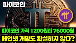 파이코인 꼭 봐야하는 소식 1200원과 76000원의 괴리 메인넷 개방의 진실은 [upl. by Evelc]