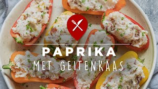 Gevulde paprika met geitenkaas [upl. by Paymar]