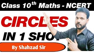 Circles Class 10 cbse EM CIRCLES in 25 min  New book maths Class 10th  doutsclear  shahzad sir [upl. by Adnorehs]