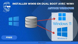 Installer Windows 10 en Dual Boot avec Windows 11  Tuto Complet [upl. by Ettessil]