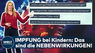 CORONAIMPFUNG BEI KINDERN Das müssen Sie über die Nebenwirkungen der Covid19Impfung wissen [upl. by Anpas]