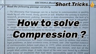 Unseen Passage Class 101112  Short Trick  In EnglishKaise Solve Karen  Comprehension Passage [upl. by Rillis431]