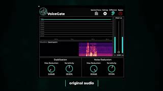 DeNoising Speech Recordings with Accentize VoiceGate Audio Plugin [upl. by Hait]