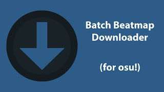 Batch Beatmap Downloader in 60 seconds [upl. by Aleibarg625]