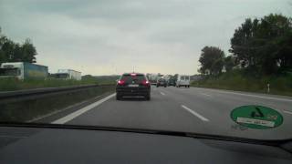 MTM Audi 2010 S4 on A9 Autobahn [upl. by Eanyl]