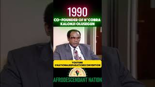 KALONJI OLUSEGUN CONFOUNDER NCOBRA afrodescendantorg reparations [upl. by Diamond953]