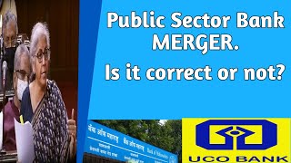 Public Sector Bank Merger News  Is it true or not [upl. by Eciram385]