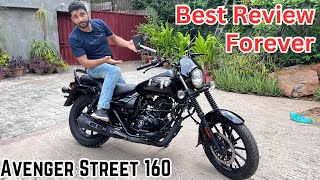 Bajaj Avenger Street 160 Review Affordable Cruiser Bike Pros And Cons Also Must Watch Before Buying [upl. by Nahte]