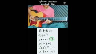 ချစ်သော  Floke Rose ၊ intro Lead ဂစ်တာတီးနည်း ၊ for beginners [upl. by Mildred]