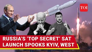 Russia Fires Rocket With ‘Top Secret’ Payload Into Earth’s Orbit Kyiv amp US On High Alert [upl. by Minni598]