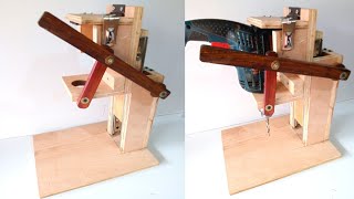 how to make drill press stand  handmade drill press stand [upl. by Infeld]