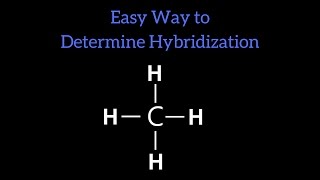 EASY Method to Find the Hybridization of an Atom  Chemistry [upl. by Olympe522]