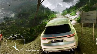 Porsche Cayenne Turbo  OffRoad Rain Test Drive Unlimited  Solar Crown  Ultra Settings 4k [upl. by Pansy]