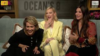 Sandra Bullock Cate Blanchett and Sarah Paulson hilariously do their best Irish accents [upl. by Ailatan]