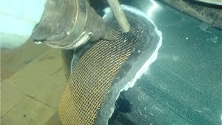 Шокирующая правда о ремонте бамперов при помощи сетки Soldering bumper mesh [upl. by Petrie283]