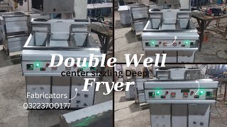 Double Well Center Sizzling Deep Fat Fryer [upl. by Colin573]