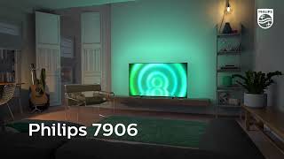 Philips 7906 Ambilight con Android TV [upl. by Ilagam324]