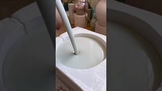 Slip Casting made easy 💅 ceramics art porcelain handmade clay howto pottery artist [upl. by Wallraff847]