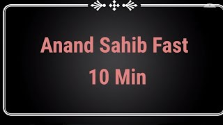 Anand Sahib Fast  10 min [upl. by Sigismond]