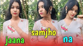 jaana samjho na  cover song dance cover dance with sanchita sanchita sikdar TSeries [upl. by French]