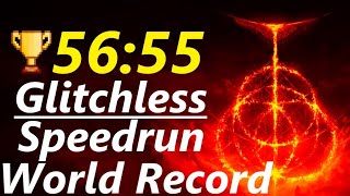 Elden Ring Any Glitchless Speedrun in 5655 WORLDS FIRST SUB 57 [upl. by Delora122]