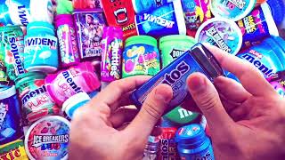 Unboxing Chewing Gum With Amazing Flavors With Candy Candy Cat ASMR [upl. by Viridi361]