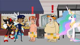 Chris Thorndyke and Dr Robotnik Dance Naked in PublicArrested [upl. by Doykos310]