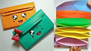 How To Make Wallet  DIY Paper Wallet For Kids  Very Easy Wallet Tutorial [upl. by Lunnete789]