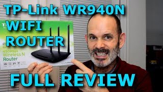 Tp Link WR940N WIFI Router Review Considerations MIMO Technology and Testing Thorough [upl. by Ajroj]