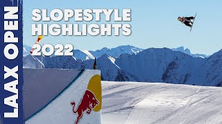 2022 Laax Open Slopestyle Highlights [upl. by Dhumma256]