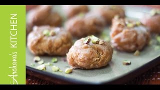 Badusha  Balushahi  Indian Mithai Recipes by Archanas Kitchen [upl. by Abdulla847]