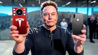 Elon Musk quotTeslas New Pi Phone Beats iPhone 16 in EVERY WAYquot [upl. by Llekcor]